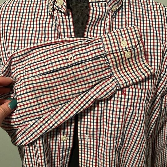 Izod Men’s Multicolored Striped pattern Button Down Shirt - Picture 4 of 10